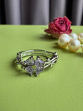 Light Luxury Ins-style Heart Zircon Ring for Women, Niche High-grade Minimalist Trendy Adjustable Ring