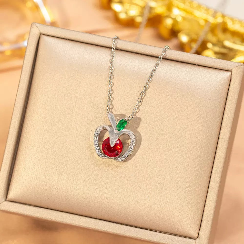 Apple necklace