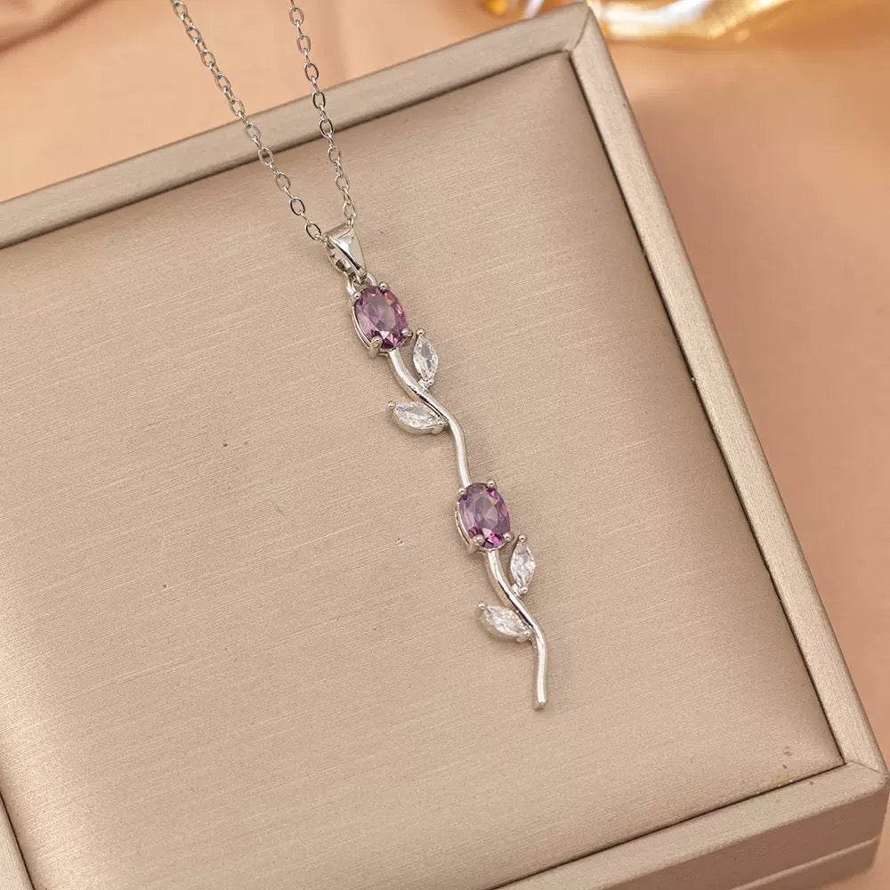 Best-seller Versatile Rose Flower Necklace, INS Style Simple and Elegant Clavicle Chain Jewelry