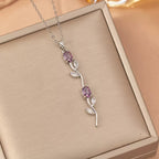Best-seller Versatile Rose Flower Necklace, INS Style Simple and Elegant Clavicle Chain Jewelry
