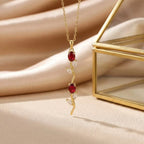 Best-seller Versatile Rose Flower Necklace, INS Style Simple and Elegant Clavicle Chain Jewelry